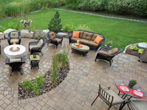 Patio Pavers and Garden